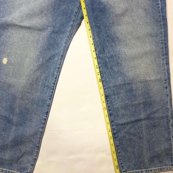 Something Navy High Rise Cigarette Ankle Slightly Distressed Jean NWT Size 18/34 - Picture 6 of 16